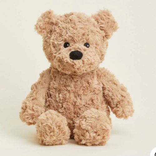 Microwavable Brown Curly Bear Warmies | Warmies USA