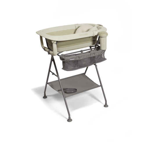 Twistshake Bathub, Bath Stand, Cushion, Rinser Limited Faded Beige