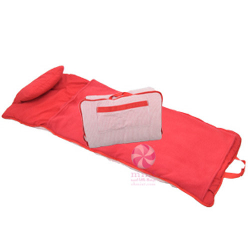 Oh Mint *NAP MAT ROLL* Red Seersucker