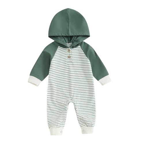 Thorn Tree Newborn Baby Girl Boy Hooded Romper Unisex Baby Knitted Jumpsuit Infant Kids Solid Outfits Baby Girl Boy Jumpsuit