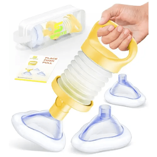Life-Saving Choking Rescue Device, FSA/HSA Eligible Anti Choking Device, Portable Airway Suction for Adults, Kids, Seniors, Infants, Home Car Travel Emergency