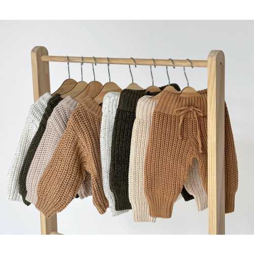 Baby Kids knitted outfit | Chunky Knit Sweater + Pants | 2pc SET