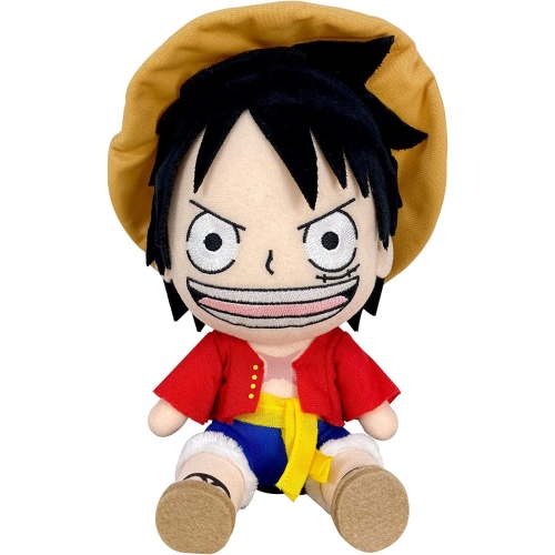 One Piece- Zou Arc Luffy Sitting Plush One Piece Stuffed Animal Plush Toys Kids Doll Toys