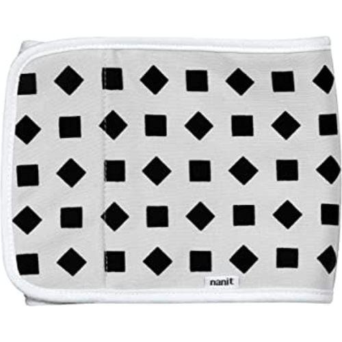 Nanit Breathing Wear Band – Works with Nanit Pro Baby Monitor to Track Breathing Motion Sensor-Free, Like Your Hand On Their Heart from Anywhere, 100% Cotton, Size Large, 3-24 Months, Pebble Grey