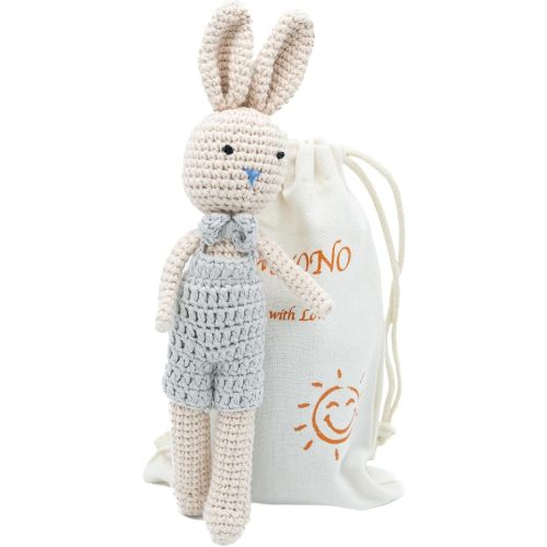 Bunny Family, Bunny Son, Handmade Bunny Crochet Plushie Doll, Amigurumi Doll, Baby/Toddler Doll (Bunny Son)