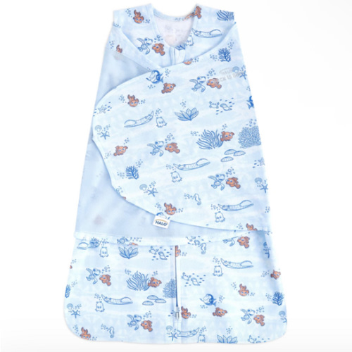 Blue Finding Nemo 100% Cotton Swaddle | HALO