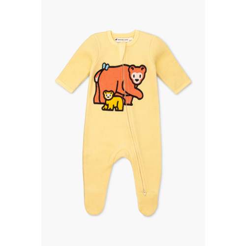 Fleece Zipper One-Piece - Organic Baby Clothes - Monica + Andy