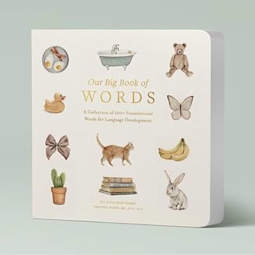 Our Big Book of First Words: A Collection of 100+ Foundational Words for Language Development (Our Little Adventures Series)