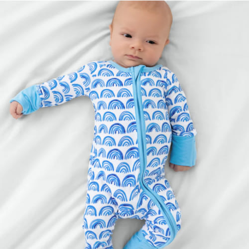 Blue Rainbows Zippy - Little Sleepies