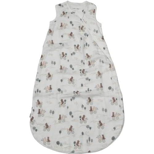 Loulou Lollipop Lightweight Muslin Wearable Baby Blanket Sleeping Bag, Unisex Infant Toddler, 0.5 TOG, 2-Way Zipper Sleepsack