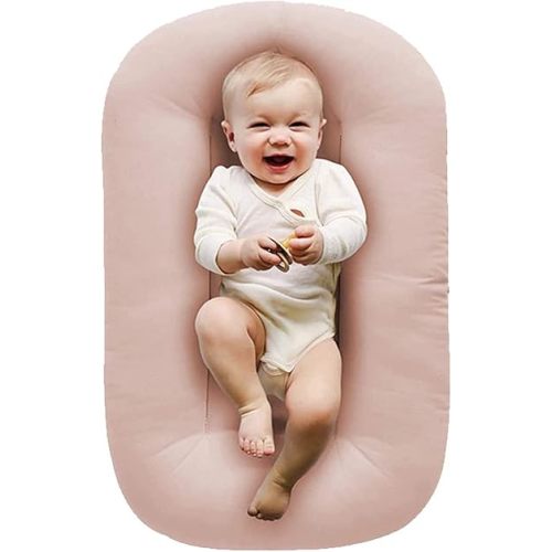 Baby Lounger,Baby Lounger Pillow,Newborn Lounger,Lounger for Baby,Baby Lounger Newborn Lounger - Newborn Lounger for 0-12 Months (Light Pink)