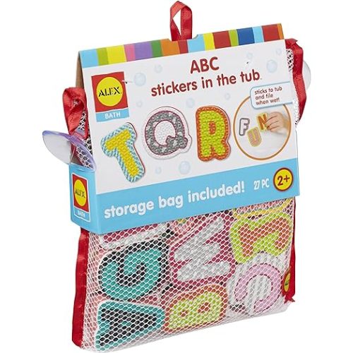 Alex Bath ABC Stickers in the Tub Kids Bath Activity
