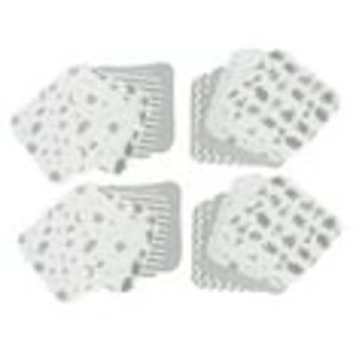 Spasilk 20 Terry Washcloth Wipes Set for Newborns and Infant Boys and Girls, Gray Celestial, Ideal Baby Shower Gift Pack