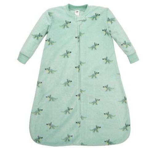 Hudson Baby Infant Boys Long-Sleeve Fleece Sleeping Bag, Small Dino Friends, 0-6 Months