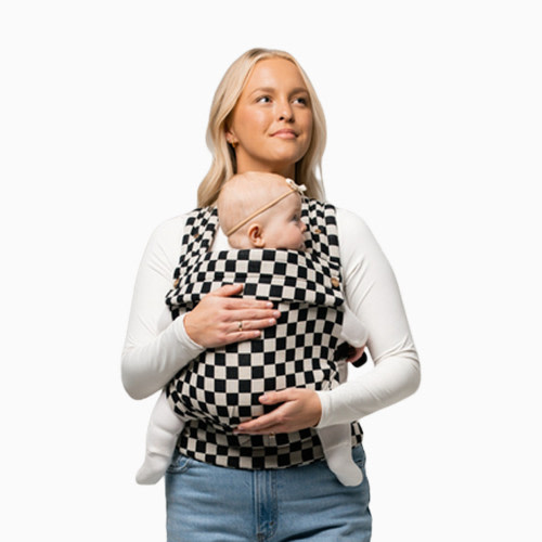 MABĒ The Monarch Baby Buckle Carrier - Ebony Check