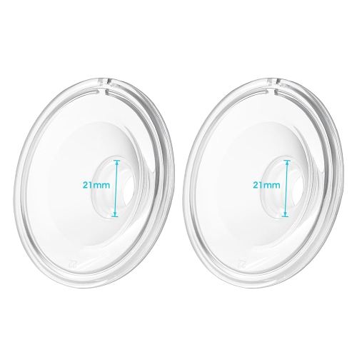 Silicone 21mm Flange Compatible with Momcozy/Tsrete/Kmaier Wearable Breast Pump,Shield/21mm Flange Insert Replacement, Use with Wearable S9|S10|S12|S9 Pro|s12 Pro Pump Parts/Accessories