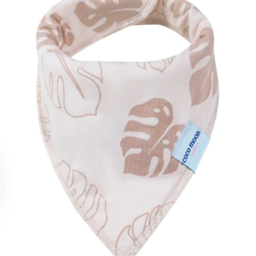Toasted Monstera Bib