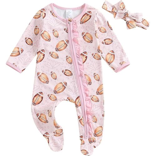 Amazon.com: Karwuiio Newborn Baby Girl Clothes Long Sleeve Solid Color Romper Jumpsuits with Headband Infant Coming Home Outfit (Creamy, 0-3 Months): Clothing, Shoes & Jewelry