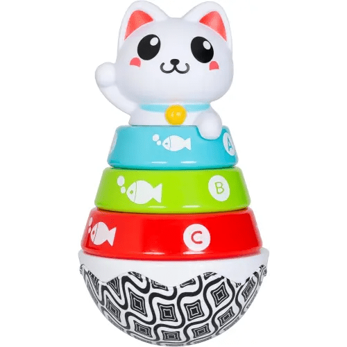 Smart Steps Stack-a-Cat 9 - 12 months STEM Baby Toy