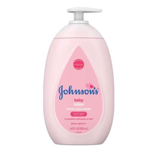 Johnson's Moisturizing Mild Pink Baby Lotion with Coconut Oil for Delicate Baby Skin, Paraben-, Phthalate- & Dye-Free, Hypoallergenic & Dermatologist-Tested, Baby Skin Care, 27.1 Fl. Oz - 27.1 Fl Oz (Pack of 1)