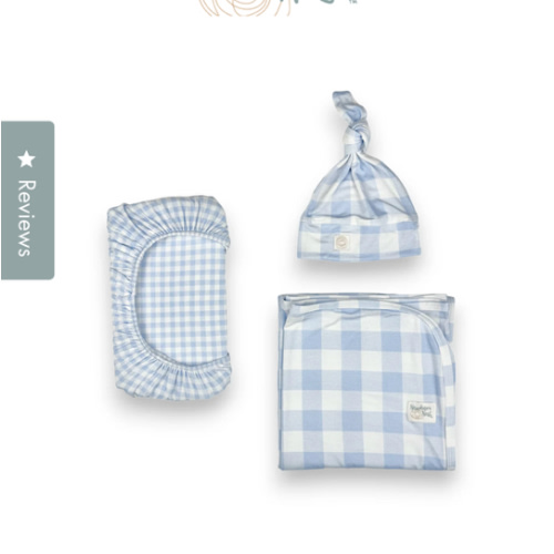 Sunday Picnic, Dusty Blue - Bamboo Newborn Nest – A Newborn Nest