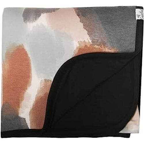 Large Premium Knit Baby 3 Layer Stretchy Quilt Blanket"Picasso" by Copper Pearl