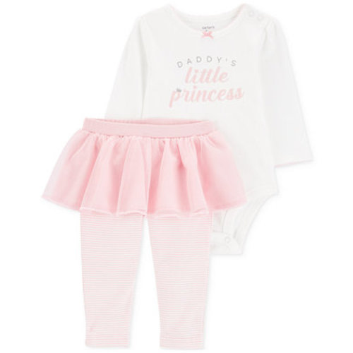 Carter's Baby Girls Daddy's Princess Bodysuit & Tutu Pants, 2 Piece Set - Macy'sBack ButtonFilter Button