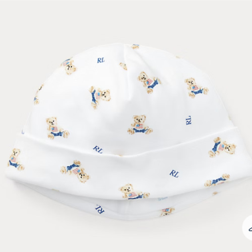 Polo Bear Cotton Interlock Hat