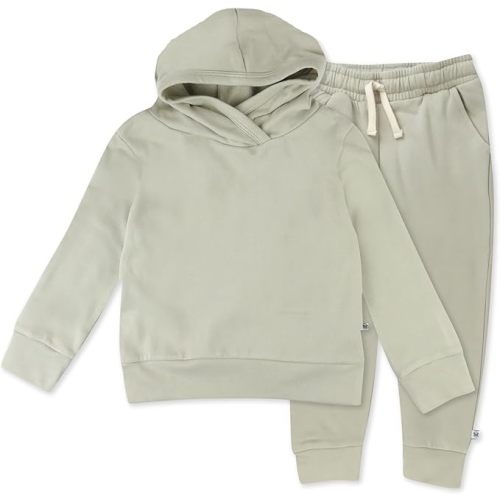 HonestBaby Multipack Pullover Hoodie Sweatshirt Jogger Sweatpant Sets Organic Cotton Baby, Toddler, Boys, Girls, Unisex
