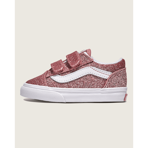 Toddler Old Skool V Shoe in Rose Gold Pink | Vans