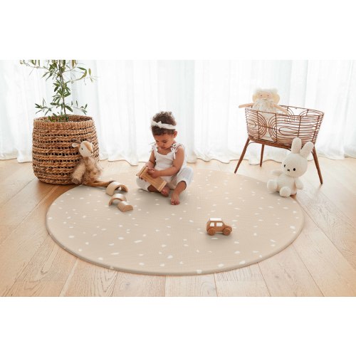 Terrazzo SAND playmat - waterproof & round