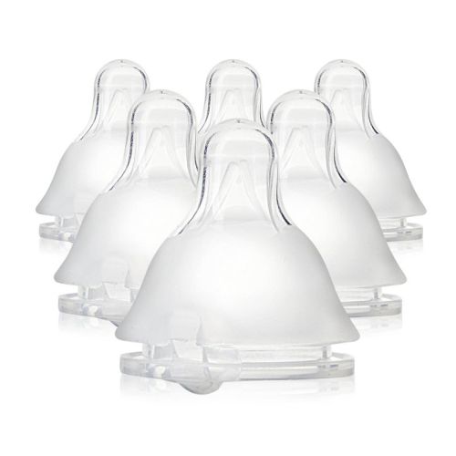 Evenflo 6pk Balance Standard-neck Anti-colic Baby Bottle Nipple - Medium Flow