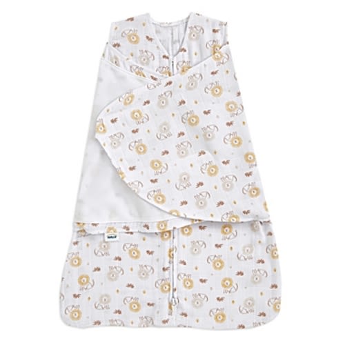 HALO® SleepSack® Newborn Lions Adjustable Swaddle in TanHALO® SleepSack® Newborn Lions Adjustable Swaddle in Tan