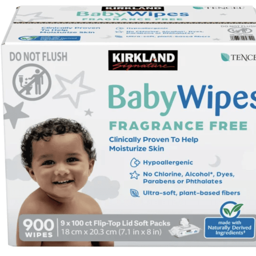 Kirkland Signature Baby Wipes Fragrance Free, 900-count