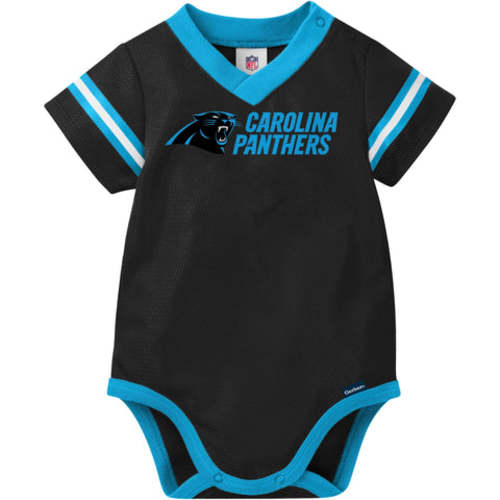 Baby Boys Carolina Panthers Short Sleeve Jersey Bodysuit