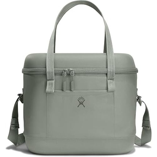 Hydro Flask Cooler Bag for Beach, Beverages and Travel - Insulated Soft Lunch Bag - 20 L Capacity in Agave Green