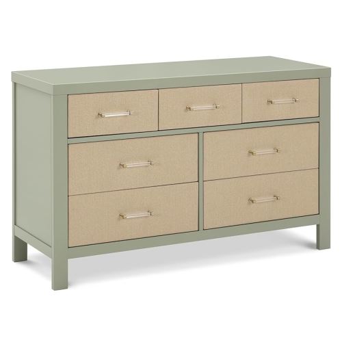 Namesake Eloise 7-Drawer Baby Dresser for Nursery - GREENGUARD Gold, Assembled Double Chest of Drawers for Kids, Boys & Girls - Multi-Purpose Storage Dresser for Bedroom & Living Room - French Sage