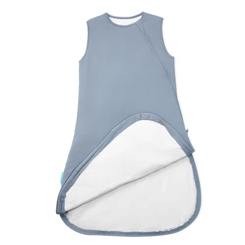 PurComfy Supersoft Sleep Sack 1.0 TOG, Premium Bamboo Viscose Baby Sleeping Bag 2-Way Zipper Sleep Sack Baby Wearable Blanket