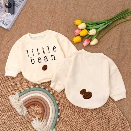 Little Bean Baby Clothes, Matching Baby Bodysuit, Little Coffee Baby Outfit, Newborn For Boys Girls, Newborn Gift Keepsake, Cute Baby Gift