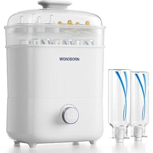 Bottle Sterilizer and Dryer - Fast & Ultra-Deep Sterilization, 12 Bottles Capacity, All-in-One Electric Steam Sterilizer for Baby Bottles, Breast Pump Parts & Newborn Essentials