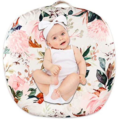 Newborn Lounger Cover Removable Cover Ultra Soft Comfortable Lounger Slipcover Removable Cover for Infant Lounger Pillow, (Lounger not Included)
