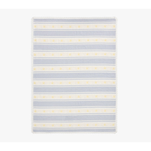 Matelasse Stripe Jacquard Baby Blanket