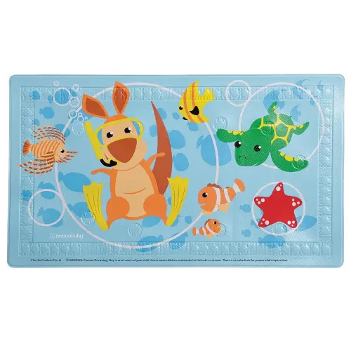 Dreambaby Anti-Slip Bath Mat with Too Hot Indicator