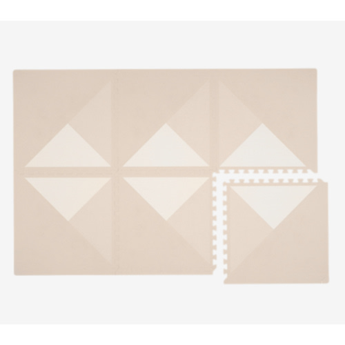 Toddlekind Haven Foam Play Mat | Kyte Collection - mocha, 4X6
