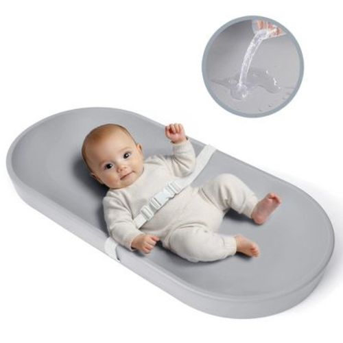 GOTGELIF Premium Waterproof Baby Changing Pad, Soft PU Leather, Non-Slip Safety Design