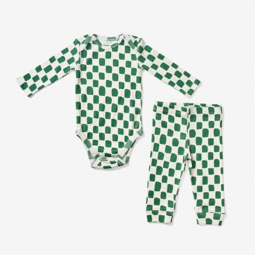 Onesie + Pant Set - Checker | Juniper – Manymoons
