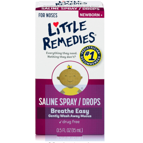 Amazon.com: Little Remedies Saline Spray and Drops, Safe for Newborns, 0.5 fl oz : Everything Else