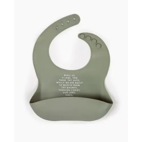 Meal Blessing Silicone Bib