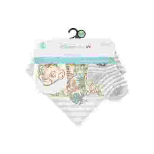 Disney Baby Wishes + Dreams Character Infant Baby Accessories Bib, Socks and Mittens Set, 3-Pack, Sizes Newborn-12 Months