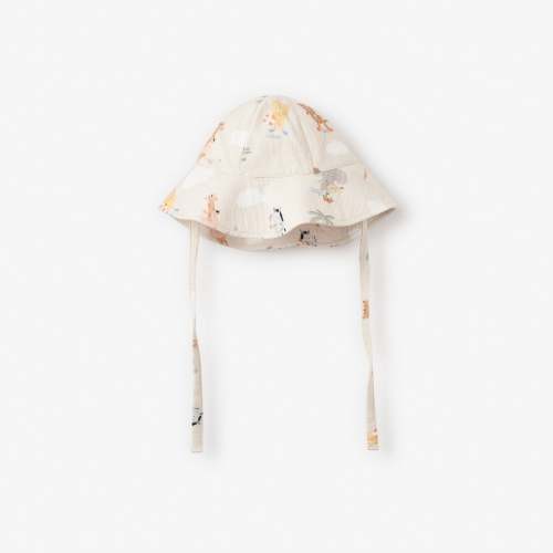 Seaside Safari Organic Muslin Sunhat – Elegant Baby
